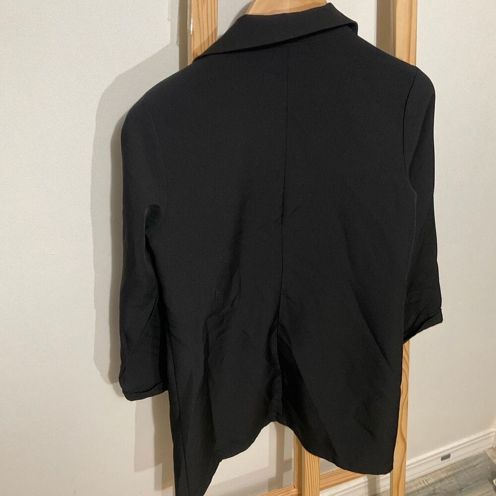 Windsor women’s open front black blazer size medium - Picture 7 of 9